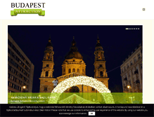 Tablet Screenshot of budapestattraction.com